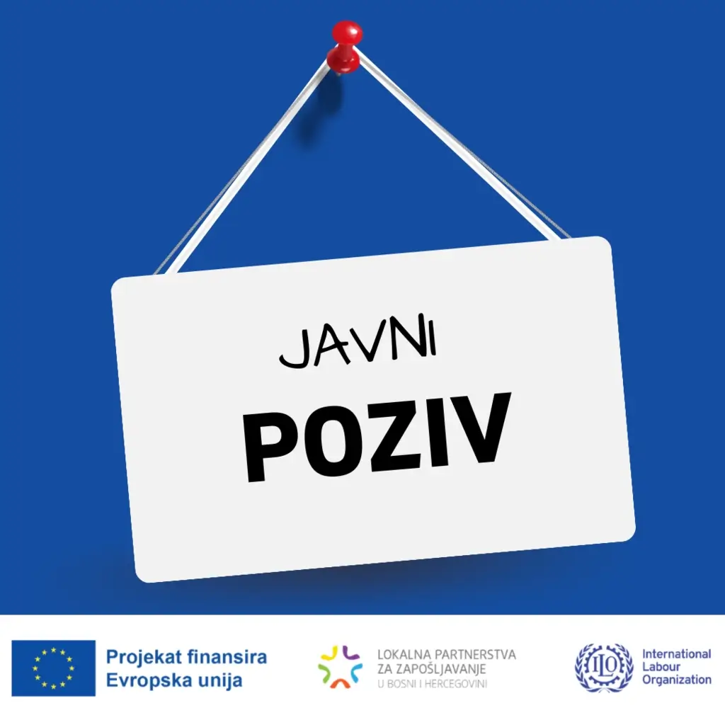 Javni poziv nezaposlenim licima za pohađanje programa osposobljavanja